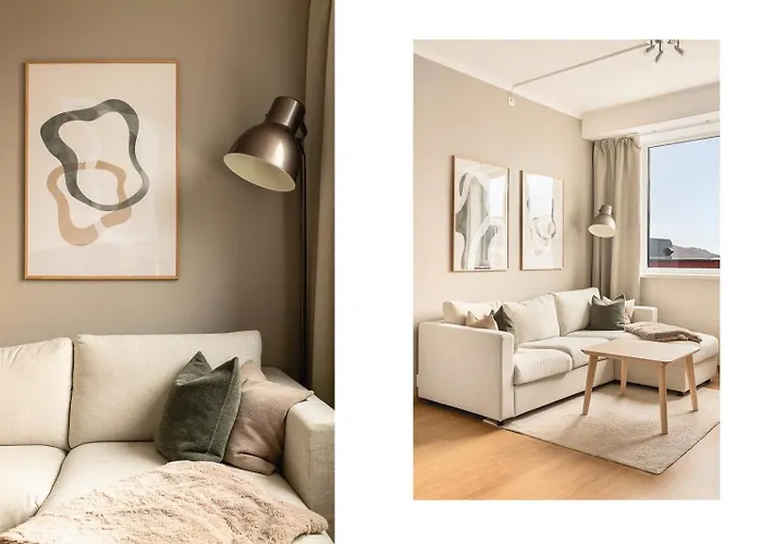 Lys Og Innbydende I Sandviken Apartment *